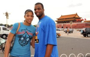 BEIJING - AUGUST 16: Shelden Williams of the Sacramento Kings and Candace Parker #15 of the U.S. Women's Senior National Team visit The Forbidden City during the 2008 Beijing Summer Olympics at Tiananmen Square on August 16, 2008 in Beijing, China. NOTE TO USER: User expressly acknowledges and agrees that, by downloading and/or using this Photograph, user is consenting to the terms and conditions of the Getty Images License Agreement. Mandatory Copyright Notice: Copyright 2008 NBAE (Photo by Garrett Ellwood/NBAE via Getty Images)