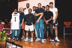 David Tepper Honored By West Charlotte High School Basketball Team