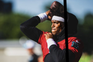 All Eyes on QB1 as Cam Newton Returns to Action at Panthers Minicamp (Video)