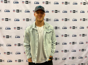 Christian McCaffrey Holds Meet and Greet With Fans at Lids (Photos)