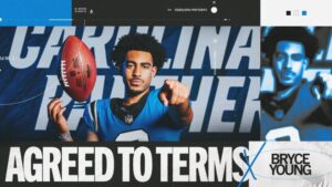 Panthers, Young Agree to Terms Ahead of Rookie Report Date