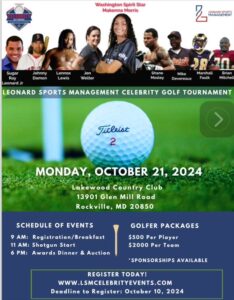 Golf tournament poster