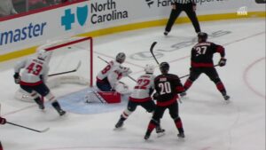 Capitals Fall to Hurricanes 4-2 as Svechnikov Scores Twice