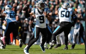Panthers Slide Past Penalties, Reeling Eagles on the Road, 25-14